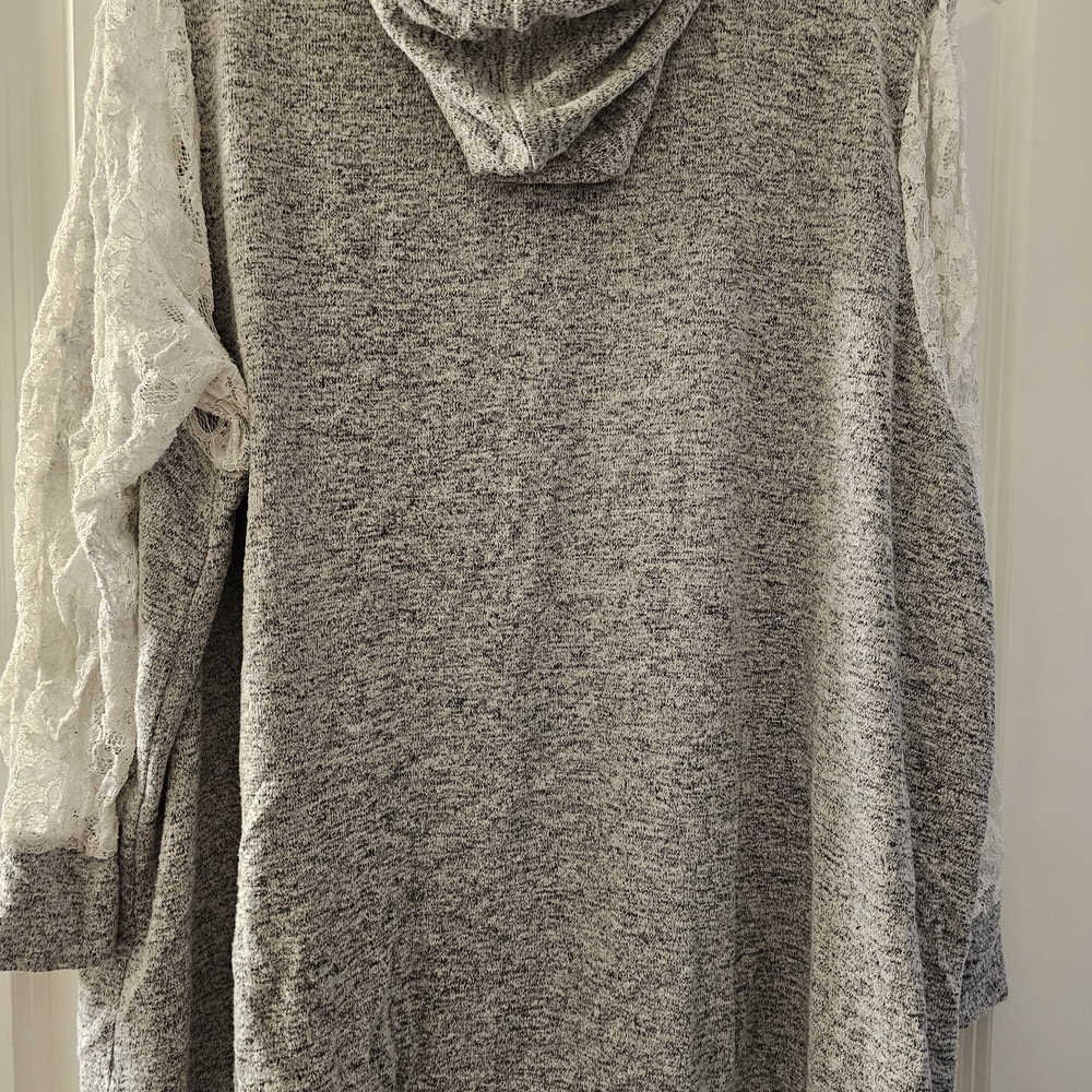 Torrid Super Soft Plush Gray Top